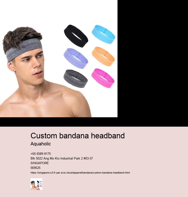 custom bandana headband