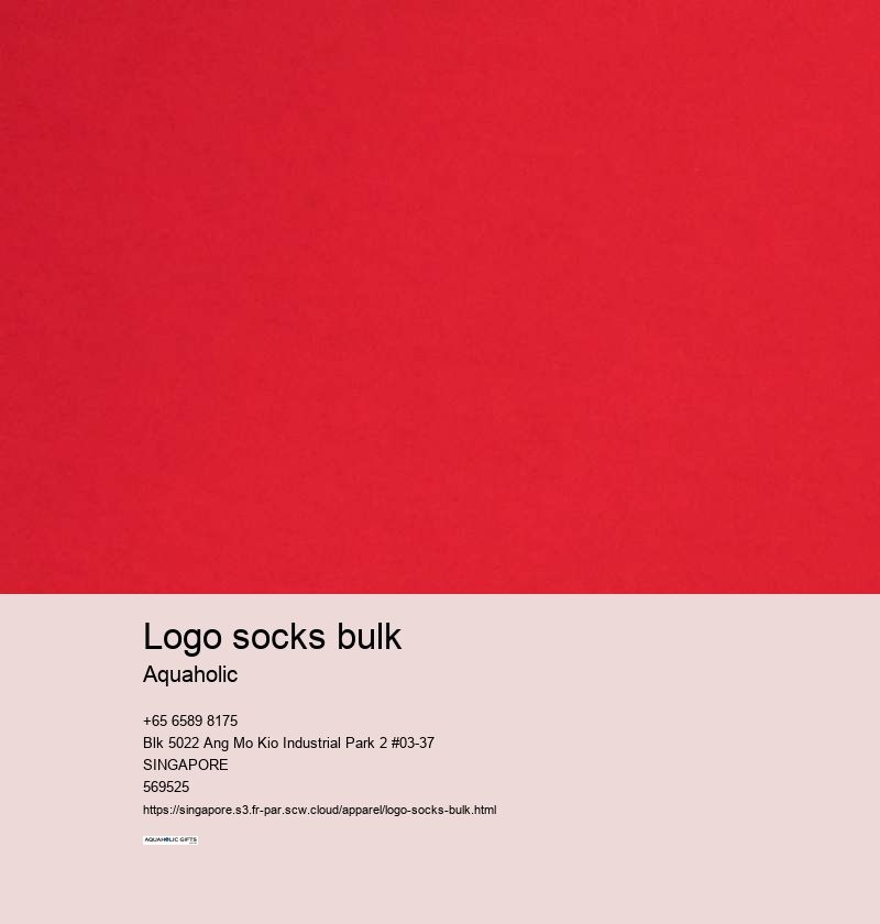 logo socks bulk