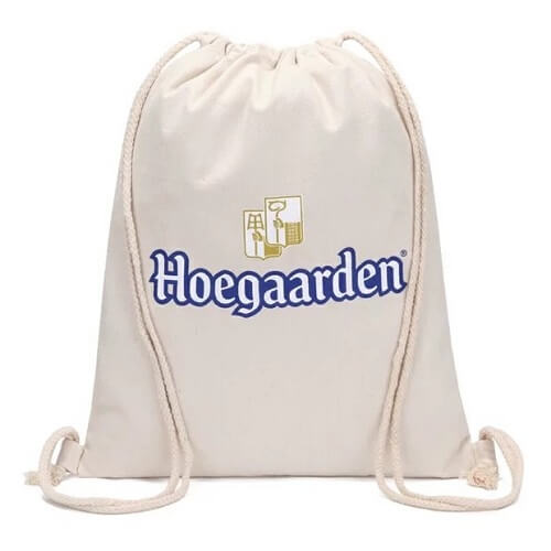 plastic drawstring bags with logo