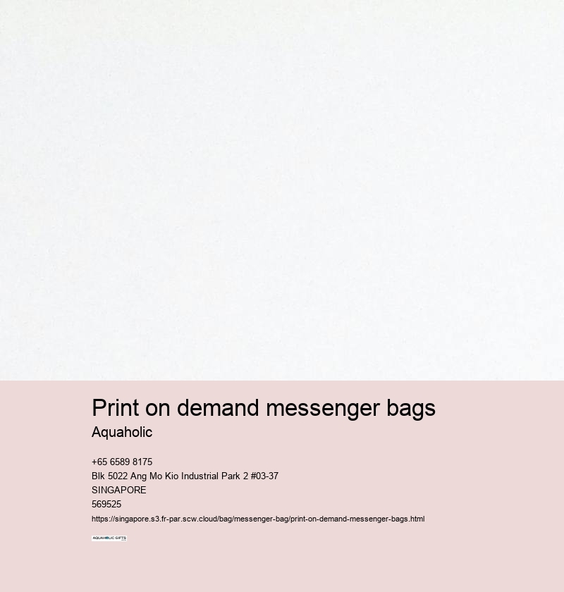 print on demand messenger bags