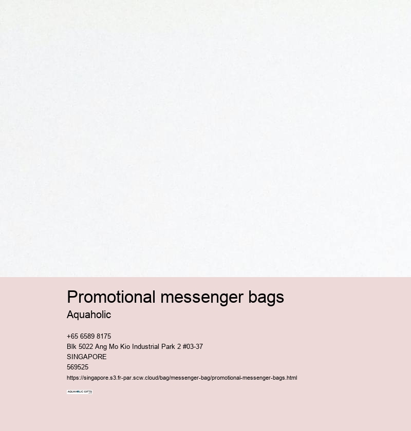 promotional messenger bags