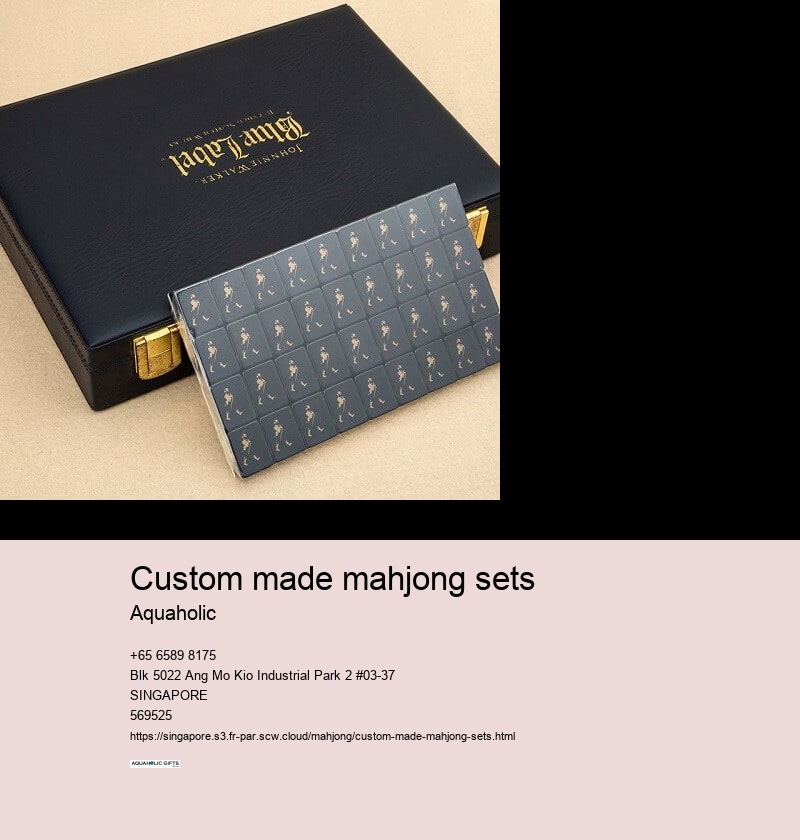 custom made mahjong sets