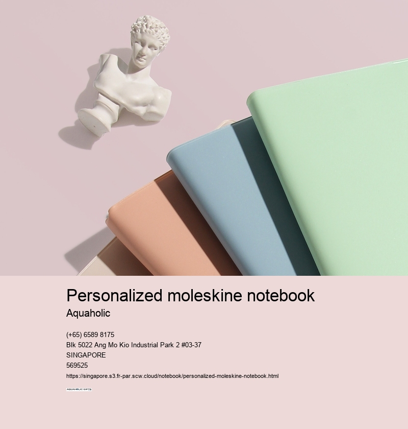 personalized moleskine notebook
