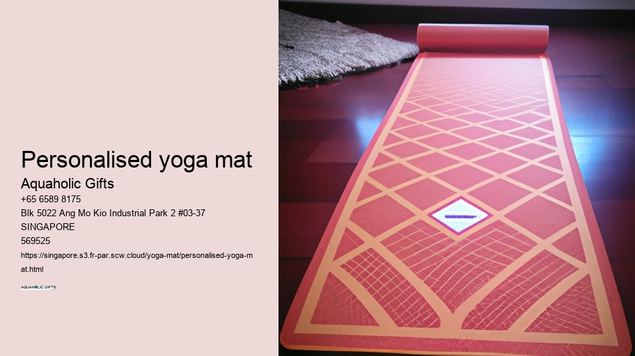 personalised yoga mat